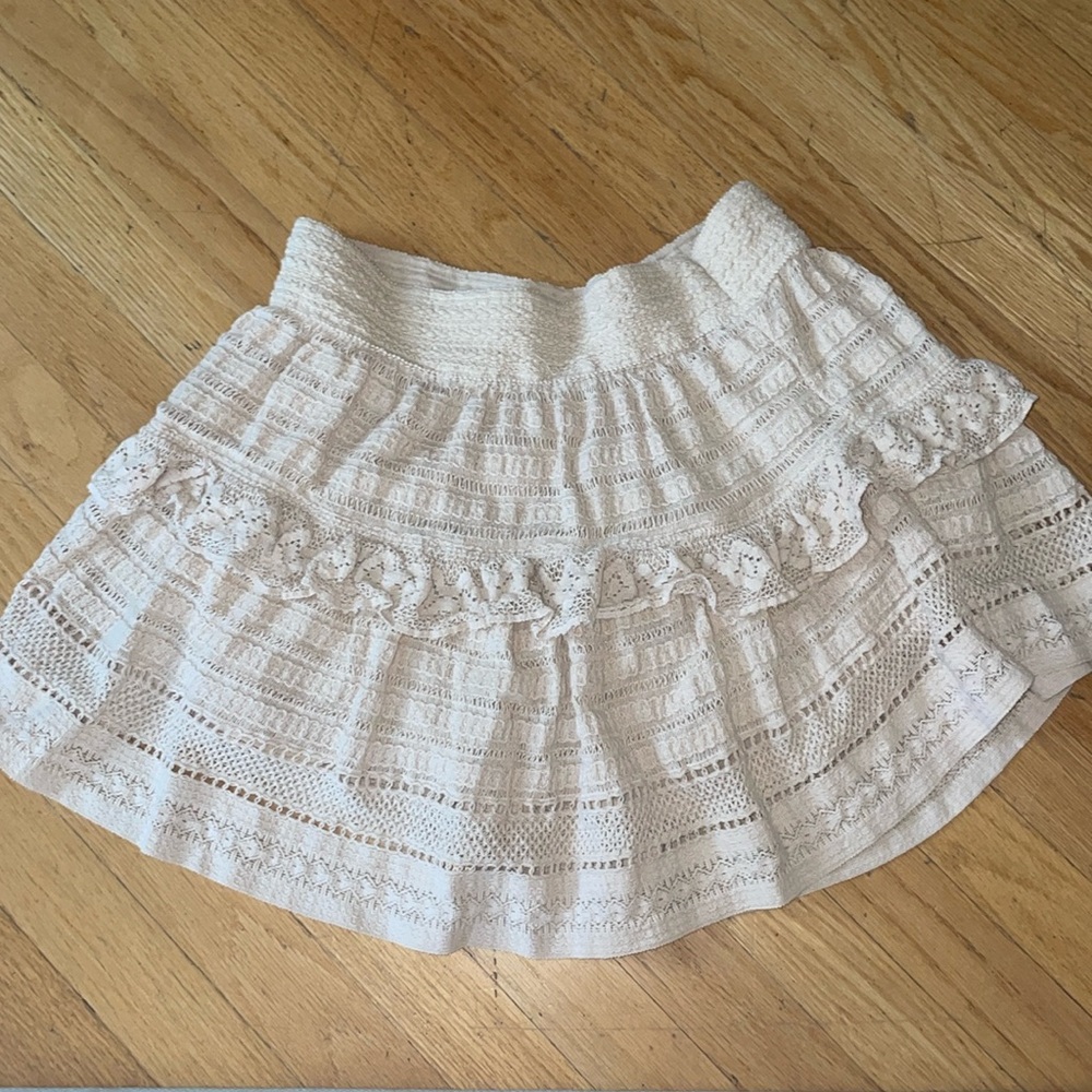 Aerie Casual Skirt: Tan Bottoms - Women's Size Large
